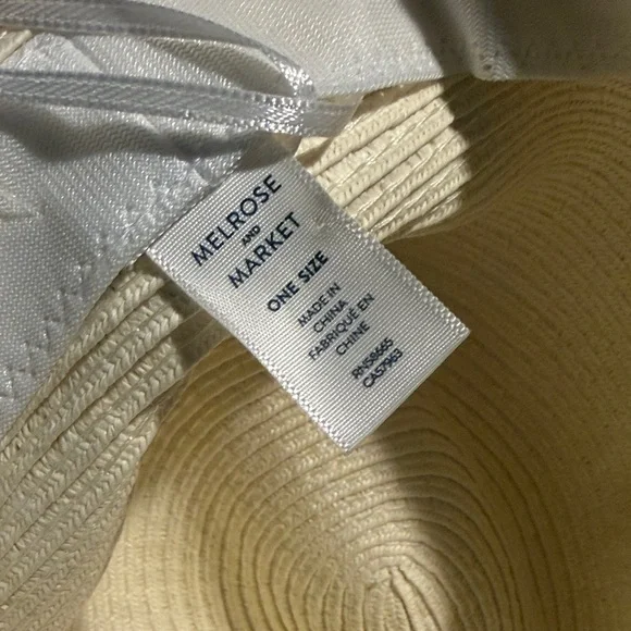 MELROSE AND MARKET Braided Trim Panama Hat - Picture 4 of 4